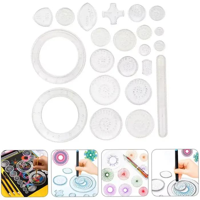 Kit de dessin artistique spirographe en spirale