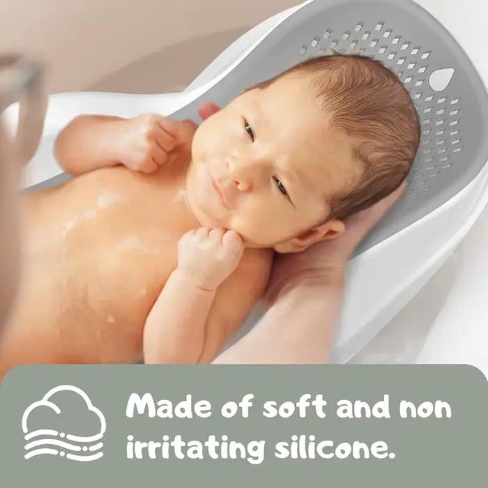 Support de bain doux pour bébés nouveau-nés - Siège de bain ergonomique