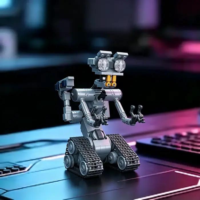 Kit de construction de modèle de robot militaire MOC