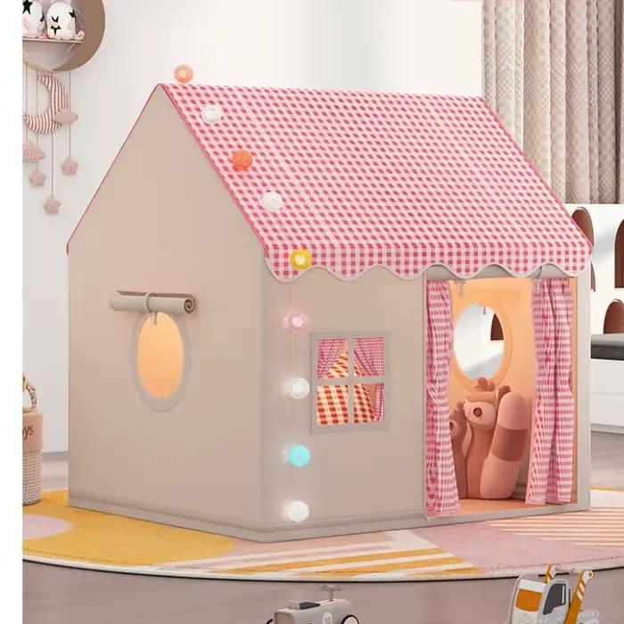 Tente pliante pour enfants château de jeu pour garçons filles décor de chambre de bébé jeux d'interaction intérieur cadeaux pour enfants tentes jouets