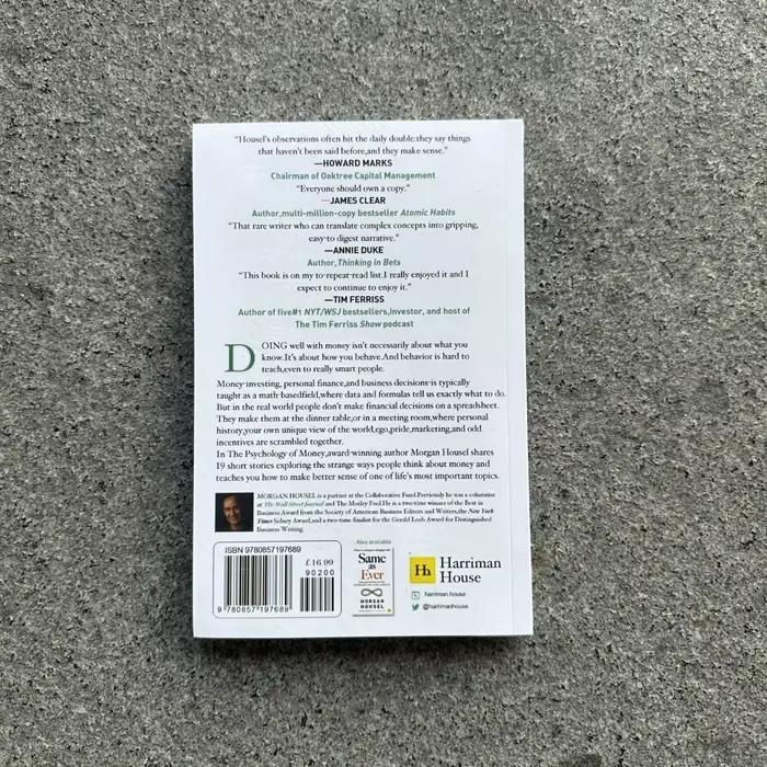Les livres sur la psychologie de l'argent pour adultes, leçons intemporelles sur la richesse, la cupidité, le bonheur, livres d'affaires..