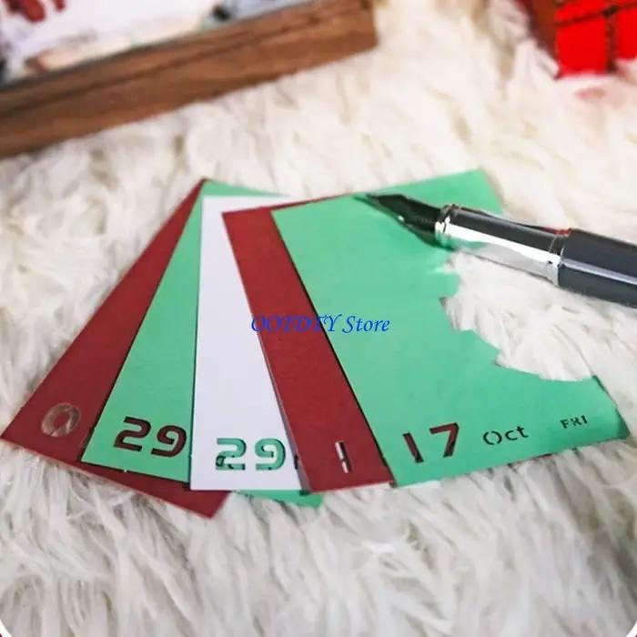 Calendrier bonhomme neige sculpté en papier déchirable 367A 2026