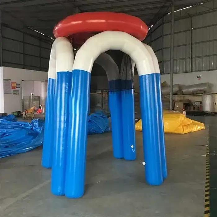 Jeu géant fait sur commande de sport de tir de basket-ball de cerceau de Iatable pour la partie dans le jardin