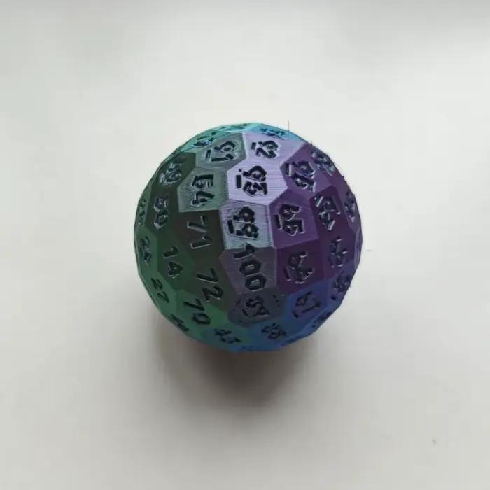 Dés D&D D100 pour jeux de société, dés colorés, outil DND COC