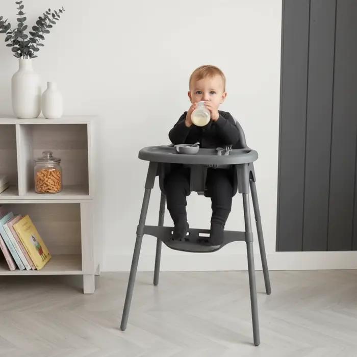 Chaise haute pour bébé Yalion (6-36 mois) avec plateau