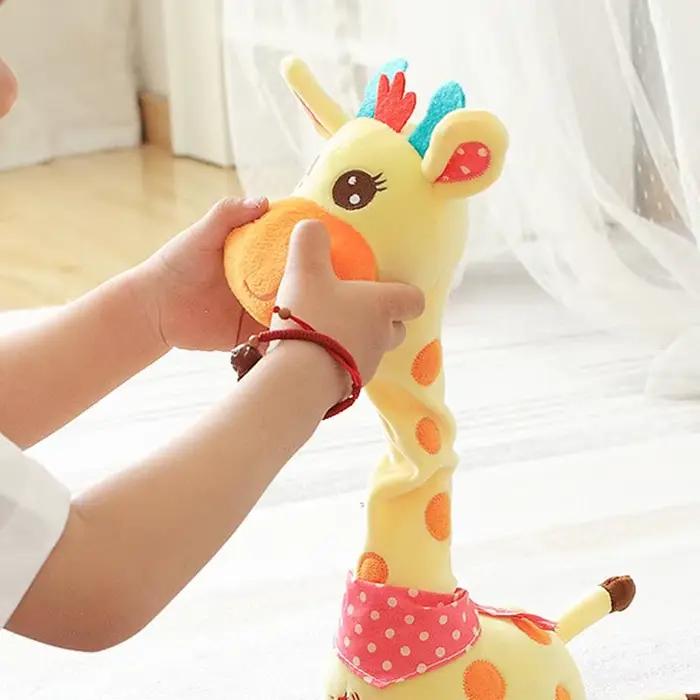 Jouet girafe parlant dansant mignon