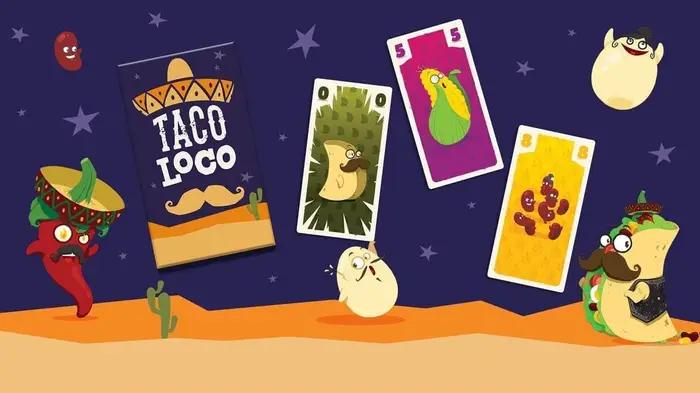 Taco Loco |   Jeu de cartes |   2-5 joueurs amusant jeu de fête en famille