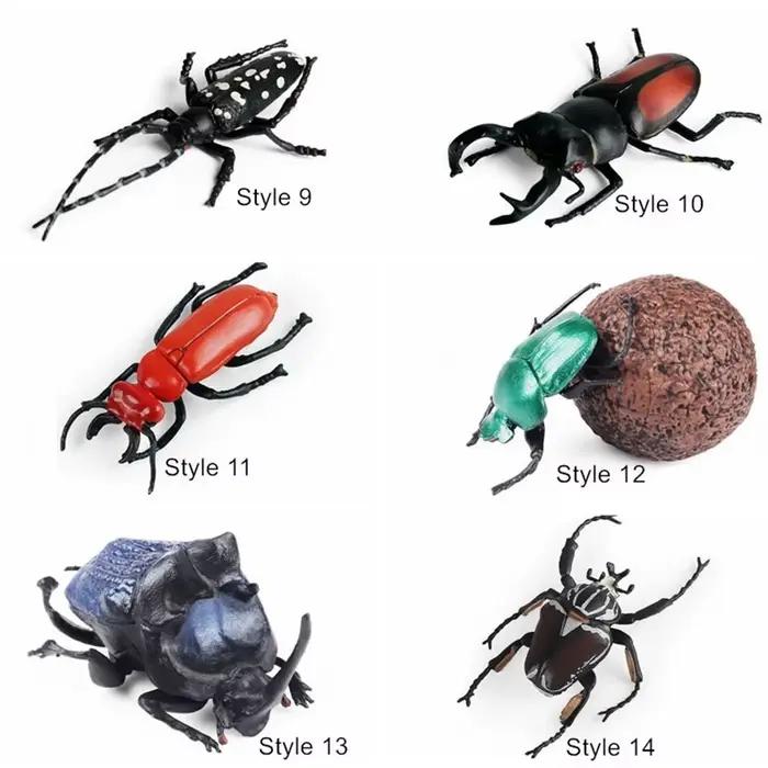 Figurines d'animaux insectes réalistes