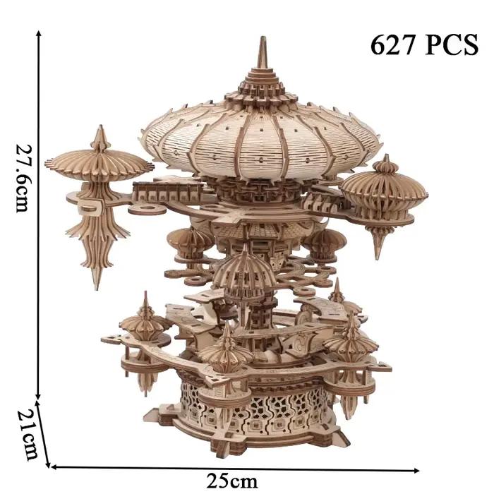 Bricolage 3D Puzzle en bois château dans