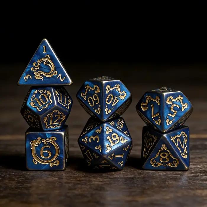 DND dés 7 pièces/ensemble Dragon motif dés polyédriques jeu de rôle D & D TRPG jeu de société dés comme cadeau accessoires de divertissement