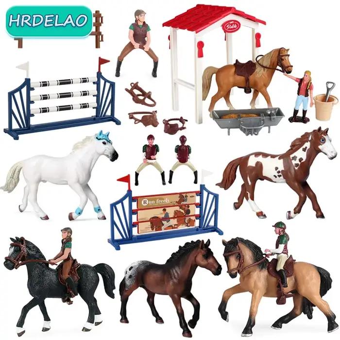 Animaux de ferme cheval modèle Action Appaloosa Harvard Hannover Clydesdale quartier arabe