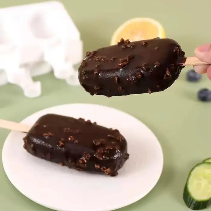 50/100 bâtonnets en bois pour glaces, cuillères à glace, outils d'artisanat, outils pour gâteaux et sucettes glacées, bâtonnets en bois DIY
