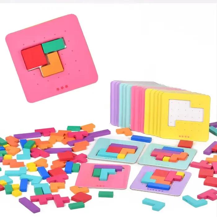 Jouets de Puzzle de bureau Montessori pour enfants