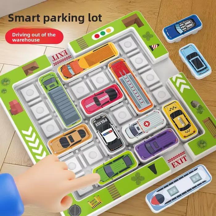 Jouets de puzzle pour enfants : Labyrinthe de voitures Huarong Road