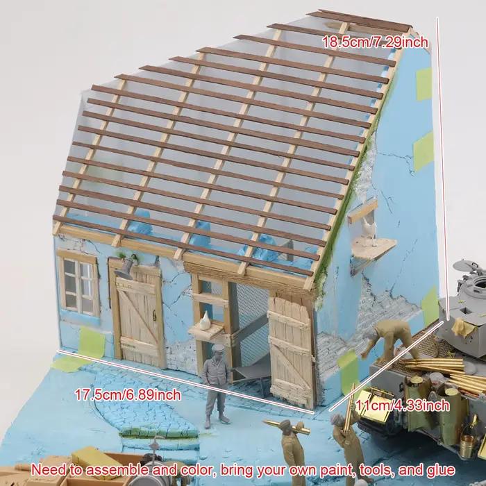 Maquette architecturale miniature de bungalow
