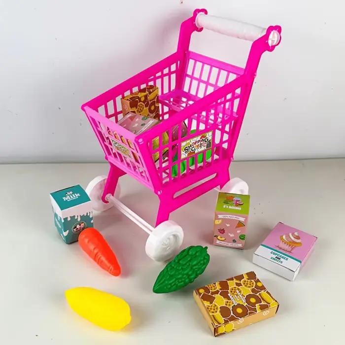 Jouets de chariot de courses simulés pour enfants