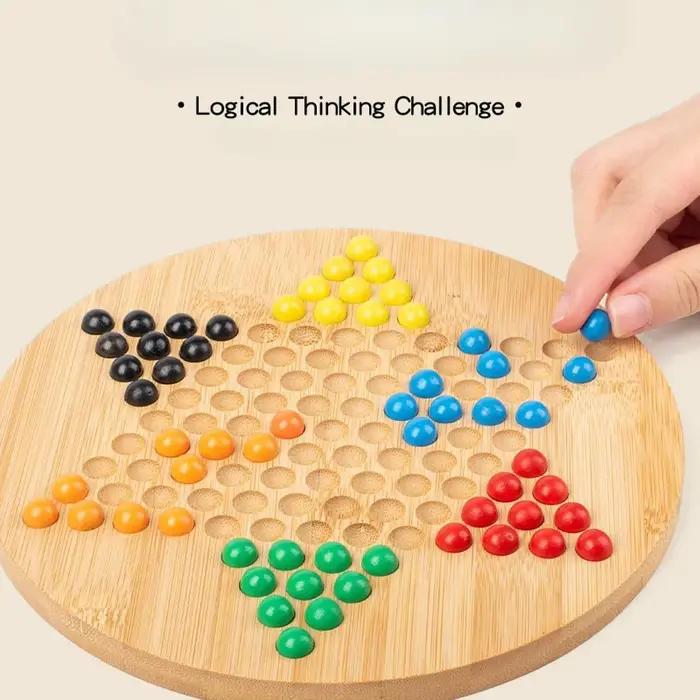 Jeu de dames chinoises éducatif