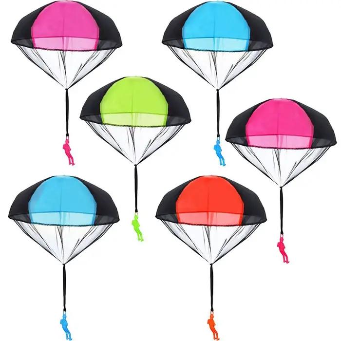Mini Soldat de Jeu : Parachute de Sport Amusant à Lancer à la Main pour Activités Éducatives et Extérieures