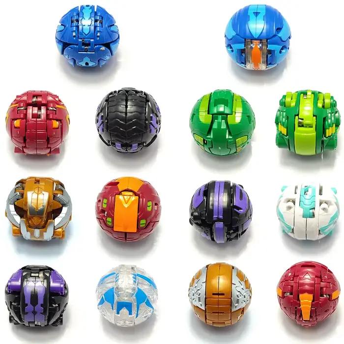 Ensemble de 16 boules de combat Baku poupées de collection jouets d'action monstres animaux transformables jouets pour enfants occasions spéciales