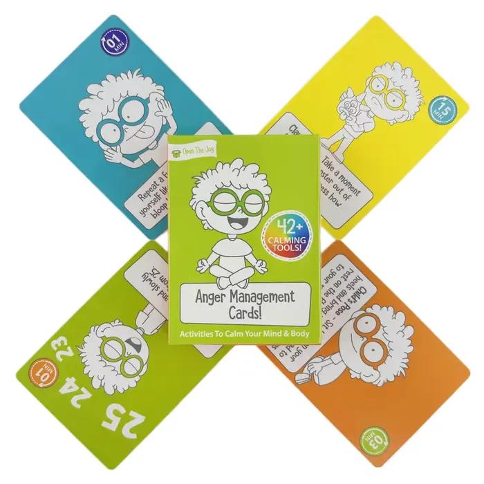 Jeu de cartes de gestion de la colère