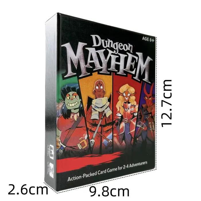 Jeu de société amusant en famille, 3 Styles, carte à jouer, donjon Mayhem, jeu de cartes, fête en famille