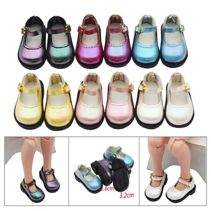 Chaussures de poupée en coton PU
