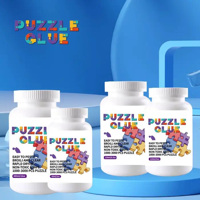 Colle transparente pour puzzles