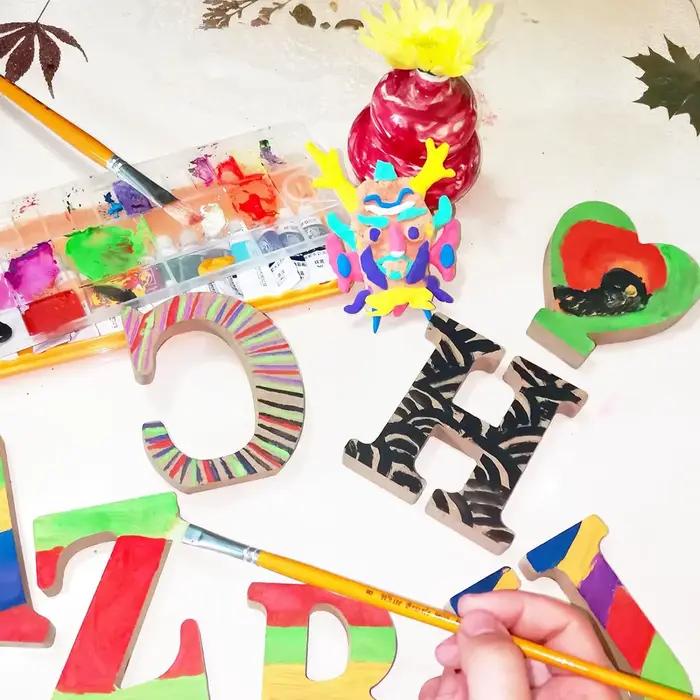 Lettres en bois designables de 8 pouces