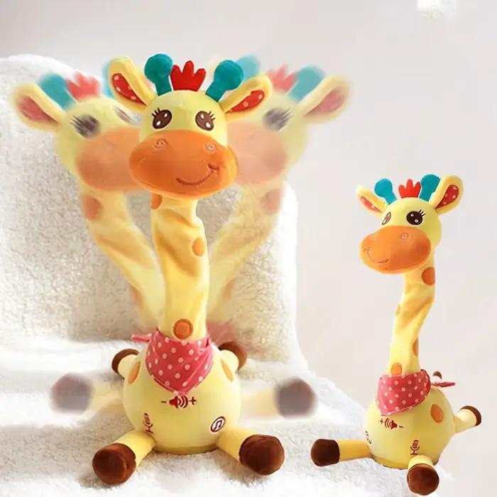 Jouet girafe parlant dansant mignon