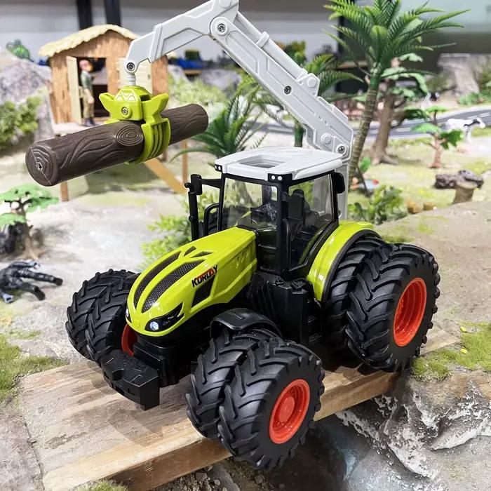 Jouet de ferme vert amélioré avec des fonctions sonores et lumineuses