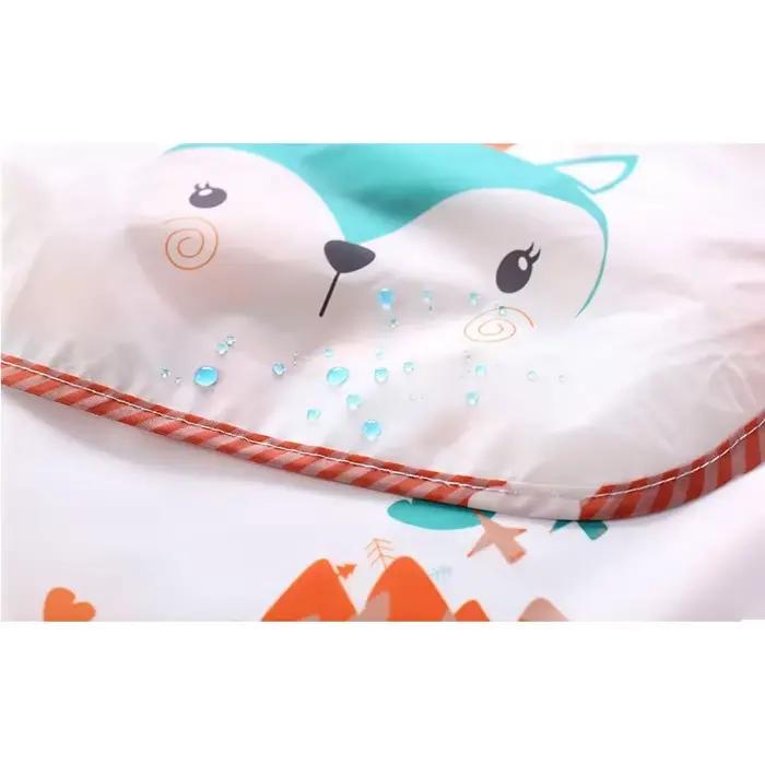 Bavoir imperméable à manches longues pour bébés