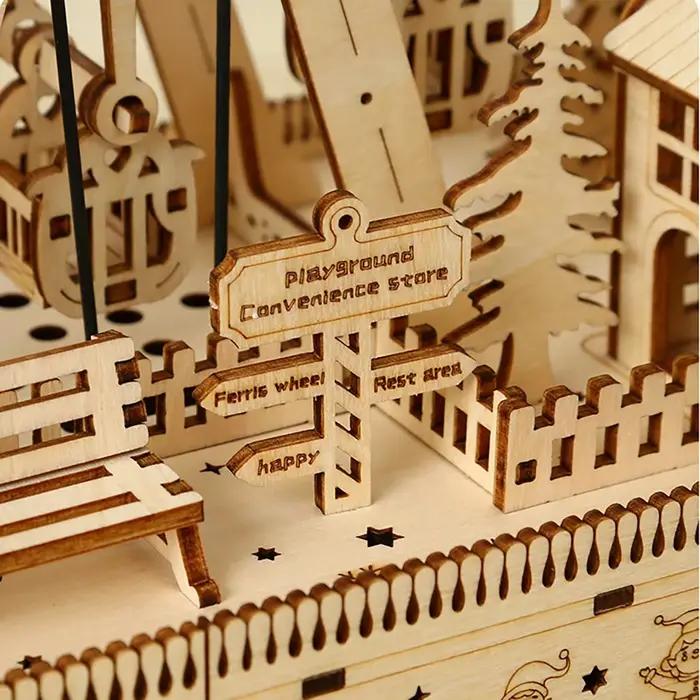 Kit de Modélisme 3D en Bois DIY : Puzzle de Montage Instrument de Musique