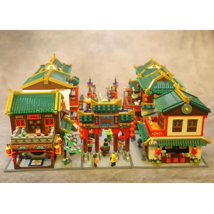 Blocs de construction de ville ancienne chinoise