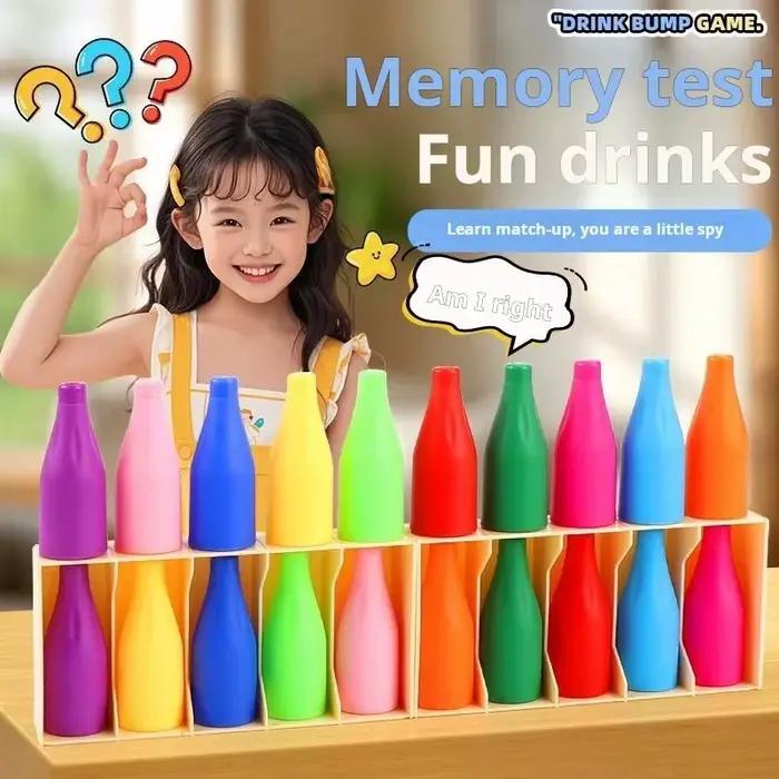 KNYYSECQ Jeu de Bureau Interactif Parent-Enfant : Bouteilles à Deviner