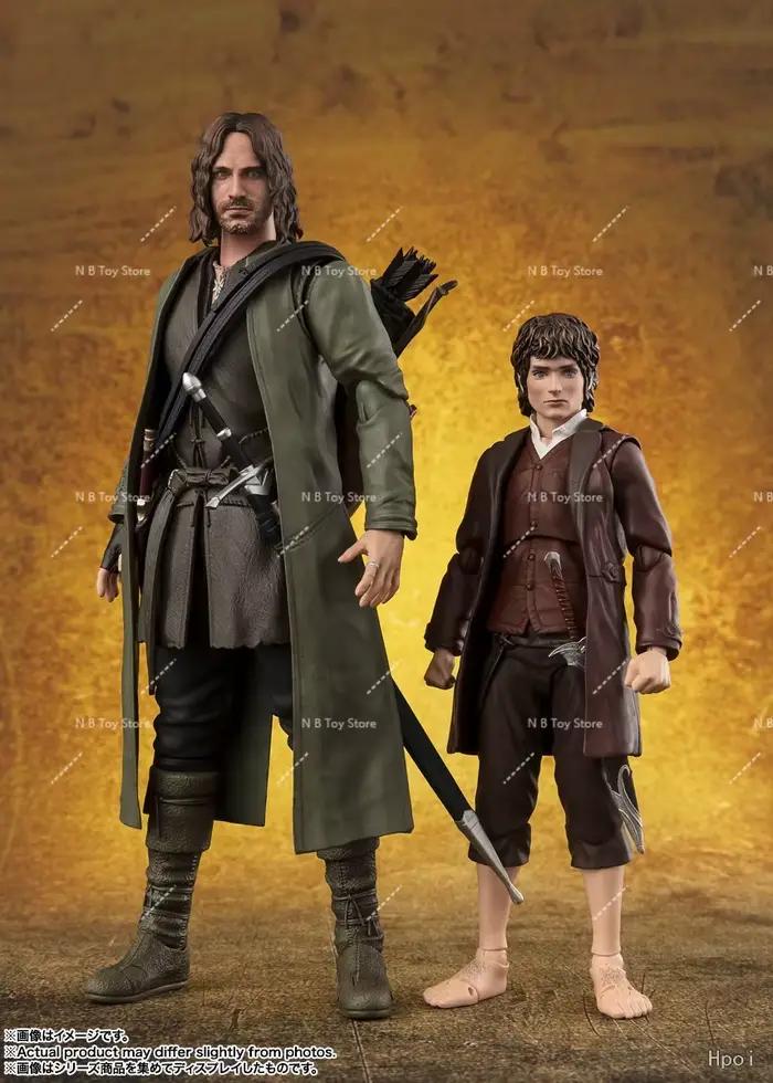 En Stock Bandai S.H.Figuarts Aragorn (Seigneur des Anneaux) Frodo Baggins & Gollum