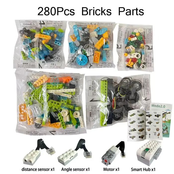 2.0 fonctions éducatives pièces compatibles 45300 ensemble de base blocs de construction bricolage jouets cadeaux de