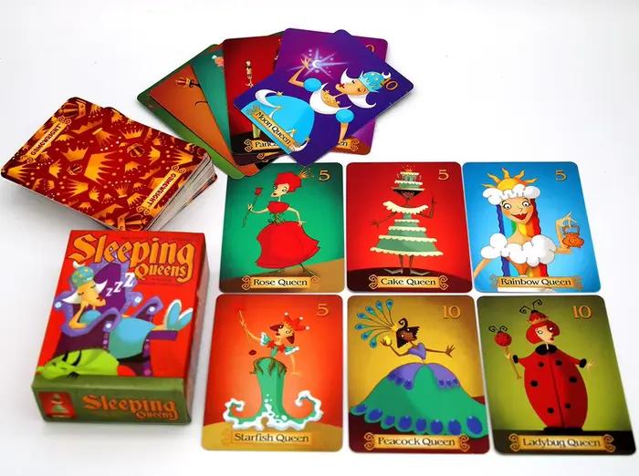 Jeu de cartes Sleeping Queens Animaux Nature Fantaisie Science Fiction Stratégie Famille Occasions Spéciales