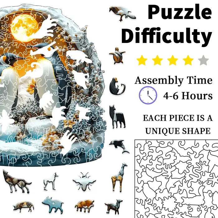 Puzzle animal en bois Pirate World