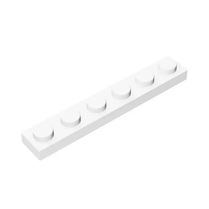 MOC 10 pièces 3666 1X6 plaque blocs de construction Kit haute technologie conseil maison briques particules bricolage