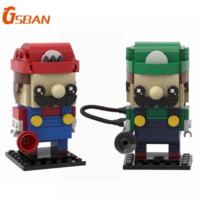 GSBAN Creative Brothers Figurines de jeu Briques Modèles de jeu MOC Blocs de construction Jouets pour cadeaux