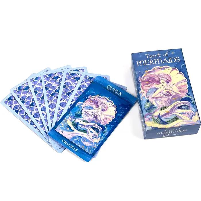 Tarot des sirènes, jeu de cartes de fête en famille, Design classique pour débutants et professionnels, idéal pour la méditation de Divination