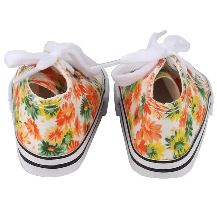Chaussures de poupée en toile de 7 cm