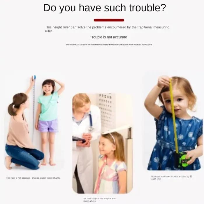Règles de mesure de hauteur pour enfants
