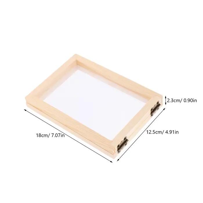 Cadre de fabrication de papier en bois