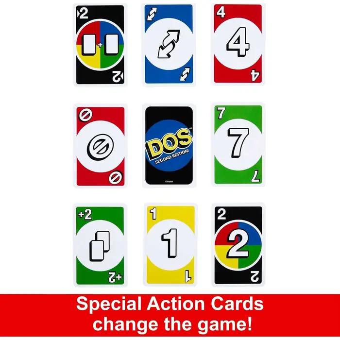 Nouveau jeu de cartes UNO DOS de Mattel 2026
