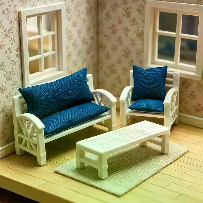 1 ensemble de meubles de salon pour jeu d'imitation