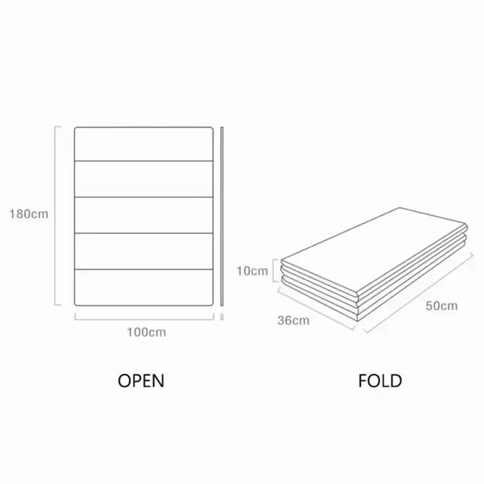 Grand tapis de jeu pliable pour bébé