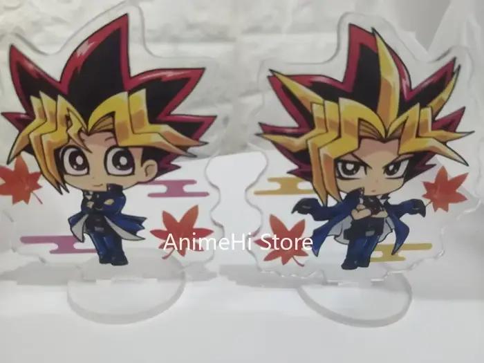 Jeu Yu-Gi-Oh! Mini figurine poupée Anime YuGiOh Yami Bakura Mazaki Anzu Yugi Muto, support en acrylique, modèle plaque, jouet Cosplay pour cadeau
