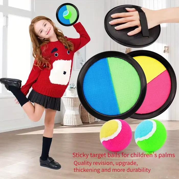 1 ensemble enfants ventouse balle collante jouet Sports de plein air attraper