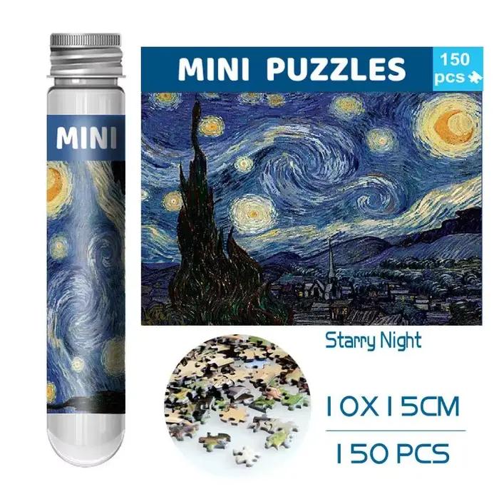Puzzle dans un tube à essai